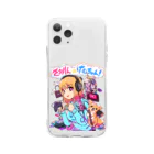 ପ✩ଓさおりんのげむちゃあん！ Soft Clear Smartphone Case