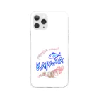 もみじ工房のKAPAMAスマホケース　白 Soft Clear Smartphone Case