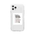 SPUR/sのchecklist（スマホケース） Soft Clear Smartphone Case