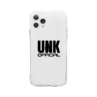 UNK.officialの　UNK ソフトクリアスマホケース