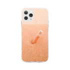ひつじのアトリエ【公式】のサハラ砂漠の小瓶【モロッコ】 Soft Clear Smartphone Case