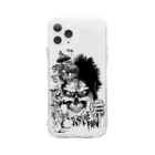 cartoonpunxのＪ　Ｕ　Ｓ　Ｔ　Ｌ　Ｉ　Ｖ　Ｅ　Ｐ　Ａ　Ｉ　Ｎ Soft Clear Smartphone Case