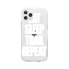eVerY dAY,CHeAT dAY!のEat,Sleep,Trail,Repeat Soft Clear Smartphone Case