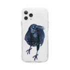 suzuejyaのカラスん Soft Clear Smartphone Case