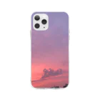 プリンスメイデンの紫な夕方 Soft Clear Smartphone Case