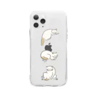 わたなべ夫婦のシェリ３ポーズ（縦） Soft Clear Smartphone Case