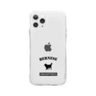 onehappinessのバーニーズ  ONEHAPPINESS Soft Clear Smartphone Case