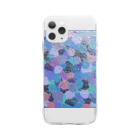 猪原沙知恵　現代アート画家の菜種梅雨 Soft Clear Smartphone Case