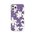 123izmの辛夷（こぶし）の花 Soft Clear Smartphone Case