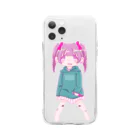 流れ星のめん子ちゃん Soft Clear Smartphone Case