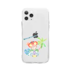 tikiのtiki《やってみ〜》 Soft Clear Smartphone Case