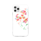 おのだ希・nozomi onodaのくらげお花 Soft Clear Smartphone Case