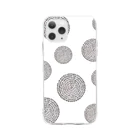Yuki Matsutakeのドットまるまる般若心経 Soft Clear Smartphone Case