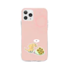 スーパーわんわんズのひまわりわんこ Soft Clear Smartphone Case