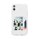 こだまのノースポール という 花 Soft Clear Smartphone Case