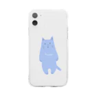 ikimonosanのikimonoねこさん Soft Clear Smartphone Case