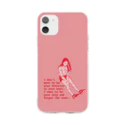 mebのgirl Soft Clear Smartphone Case