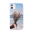 chihomilinのFlowerseries Soft Clear Smartphone Case