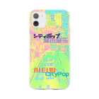 DJ BIRABIRAのCity Pop シティポップ Soft Clear Smartphone Case