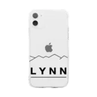 LYNN FUKUOKAのmount LYNN black Soft Clear Smartphone Case