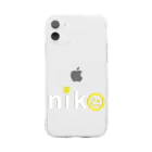 Niko  Gardenのニコ☺︎のみロゴ Soft Clear Smartphone Case