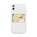 👵🏻のキラキラ Soft Clear Smartphone Case