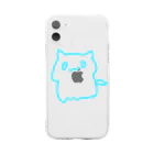 にんげん きらいのおばけねこさん Soft Clear Smartphone Case