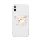 kiruta shopのmuni Soft Clear Smartphone Case