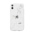 imuukiの【Imuuki | sae】 roseⅡ Soft Clear Smartphone Case