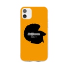 ☆ららくらら☆のHalfmoon Betta①Black(Marigold) Soft Clear Smartphone Case