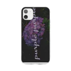 purplepurpleのpurplepurple スマホケース Soft Clear Smartphone Case