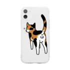 Riotoのねこけつω（三毛猫） Soft Clear Smartphone Case