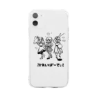 プレイパーティ！🅿️のぷれいぱーてぃ！(太字ロゴ) Soft Clear Smartphone Case