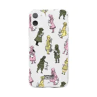 PetWORKs SUZURI Shopのお人形と少女 Soft Clear Smartphone Case