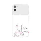 ななちゃんお絵描室のふくちゃんグッズ Soft Clear Smartphone Case