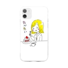 やす田のやぁちゃんのケーキたべたい Soft Clear Smartphone Case