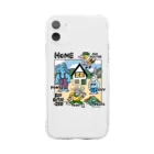 THE DOUBUTSU-ZOO SHOPのHOME DOUBUTSU-ZOO Soft Clear Smartphone Case