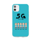 麦畑の5爺(5G)カラー ソフトクリアスマホケース