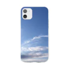 SORAIROの梅雨入り前　夕暮れ　夕方　青空あり Soft Clear Smartphone Case