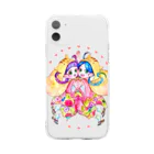 壬本舗 mizu-no-e-hompoのうりぼうずきんのふたごちゃん Soft Clear Smartphone Case