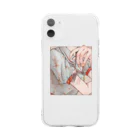 日菜乃🐶の花束のワンピース Soft Clear Smartphone Case