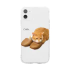 猫カフェ ぶぅたんグッズショップのチャロッパ Soft Clear Smartphone Case