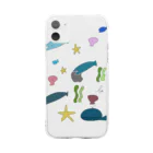 vepa_shopのうみのせかい Soft Clear Smartphone Case