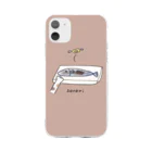 ゆえりゃんせのこんがり焼き魚(そろーり)モカ Soft Clear Smartphone Case