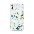 hananoの花野青 Soft Clear Smartphone Case