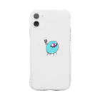 セトのモノアイくん Soft Clear Smartphone Case