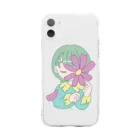 微々子(Viviko)の9月の花占い Soft Clear Smartphone Case