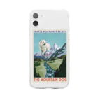 OOKIIINUのTHE MOUNTAIN DOG Soft Clear Smartphone Case