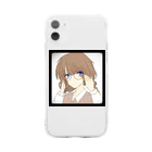 suuuuuuuu__iのメガネちゃん Soft Clear Smartphone Case