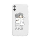 いちまいのhug Soft Clear Smartphone Case